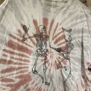 Desert Dreamer Tie-Dye Skeleton T-Shirt